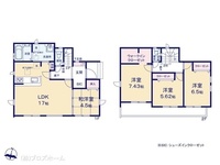 間取図/区画図:図面と異なる場合は現況を優先