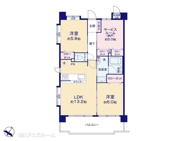 間取図/区画図:図面と異なる場合は現況を優先