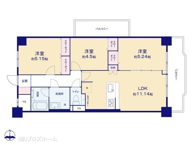 間取図/区画図:図面と異なる場合は現況を優先