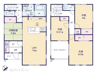 間取図/区画図:図面と異なる場合は現況を優先