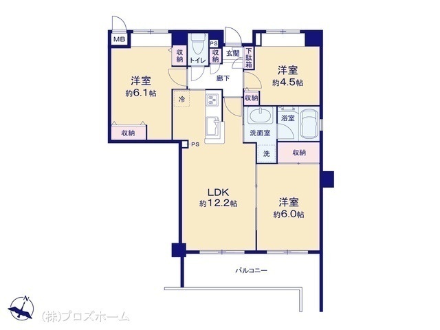 間取図/区画図:図面と異なる場合は現況を優先