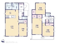 間取図/区画図:図面と異なる場合は現況を優先
