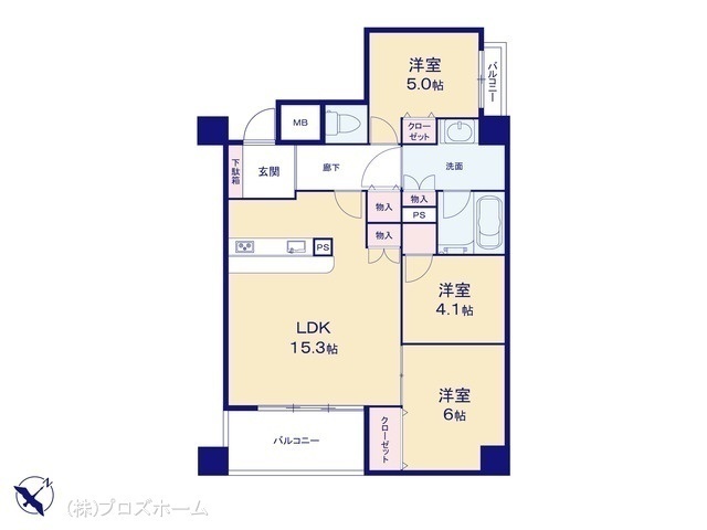 間取図/区画図:図面と異なる場合は現況を優先
