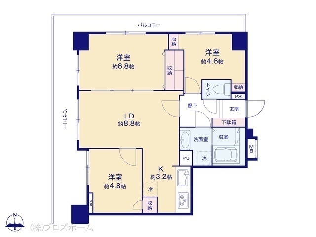 間取図/区画図:図面と異なる場合は現況を優先