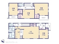 間取図/区画図:図面と異なる場合は現況を優先