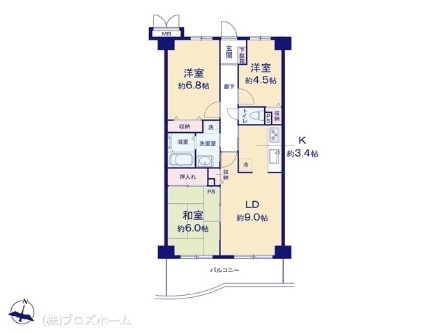 間取図/区画図:図面と異なる場合は現況を優先