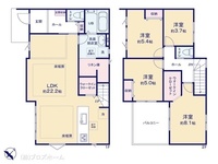 間取図/区画図:図面と異なる場合は現況を優先
