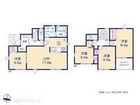 間取図/区画図:図面と異なる場合は現況を優先