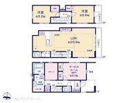 間取図/区画図:図面と異なる場合は現況を優先