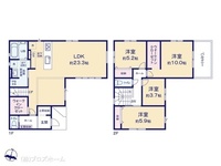 間取図/区画図:図面と異なる場合は現況を優先