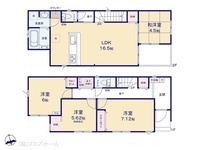 間取図/区画図:図面と異なる場合は現況を優先
